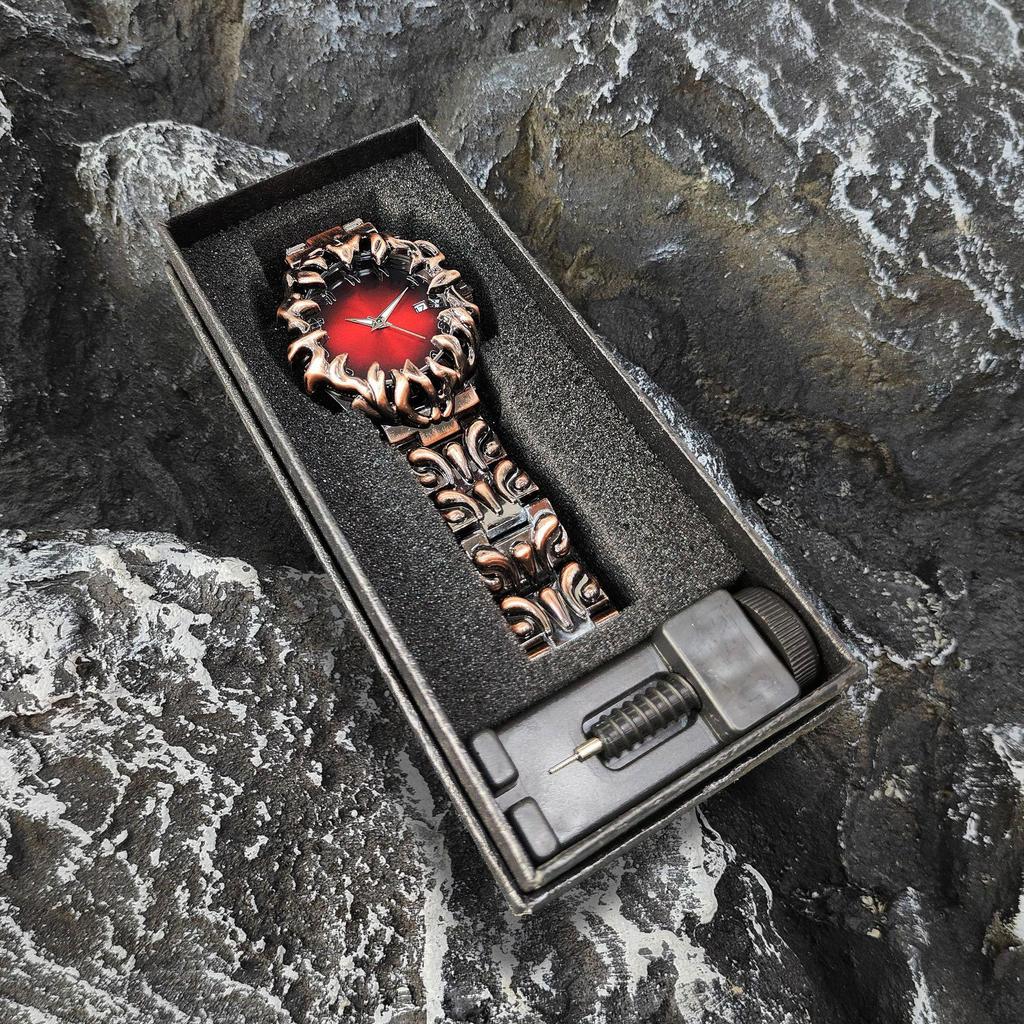 Millennium Y2K Alien Claw Alabaster Waterproof Quartz Wristwatch, European & American Style