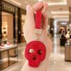Luxury Crystal Diamond Skull Car Pendant and Fashion Keychain Charm