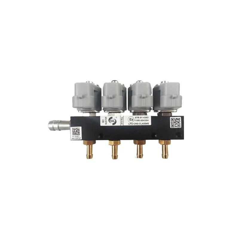 Auto Gas Equipment Sales Injector IG1 4Cyl 2ohm Fast Adjustable Silent Running Inyector LPG/CNG Kit Systems Fittings