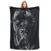 L'arte del cane Cane Corso Mastino Napoletano Coperte Morbide Calde Flanella Coperta da Divano Biancheria da Letto per Letto Picnic Viaggio Casa Divano