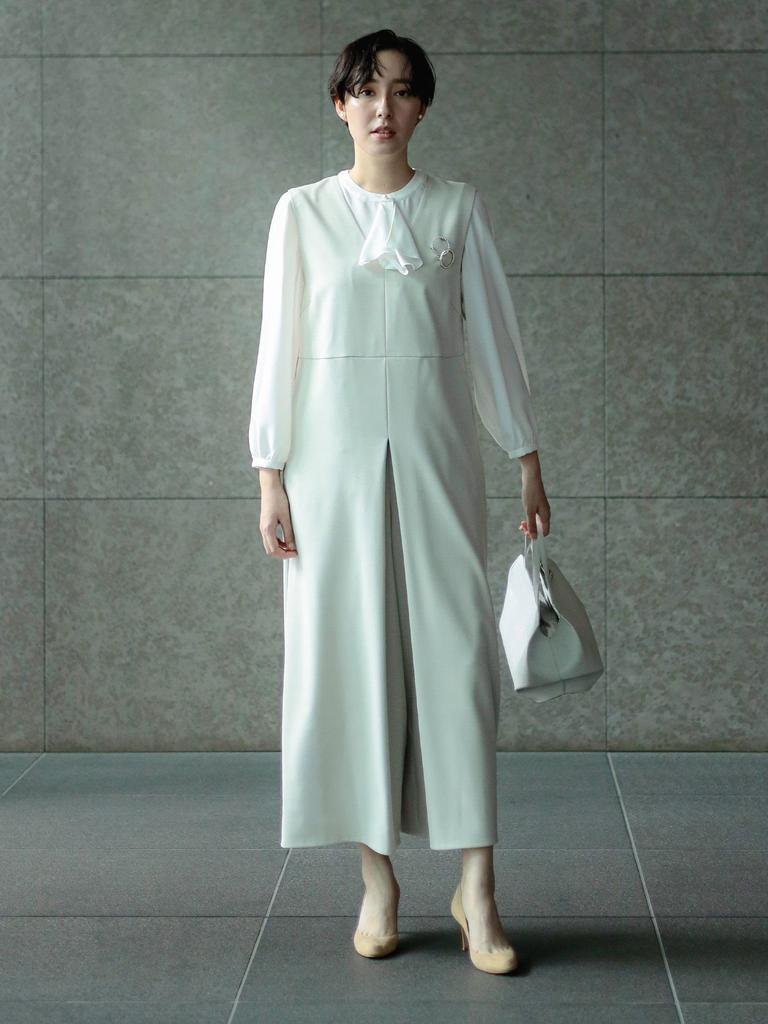 B:MING LIFE STORE by BEAMS Women's ECRU Jumpsuit, Overalls (S-M)