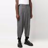 Y-3 Logo Button Waist Sports Pants Men Pants Gray HB3429
