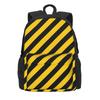 Black And White Striped Backpack Abstract Lines Stylish Backpacks Women Men Sport Pattern School Bags High Quality Rucksack