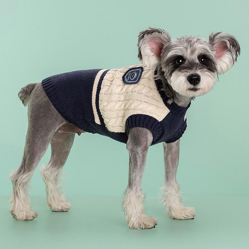 Pet Sweater: Wool Knitted Autumn/Winter Style for Cats and Dogs