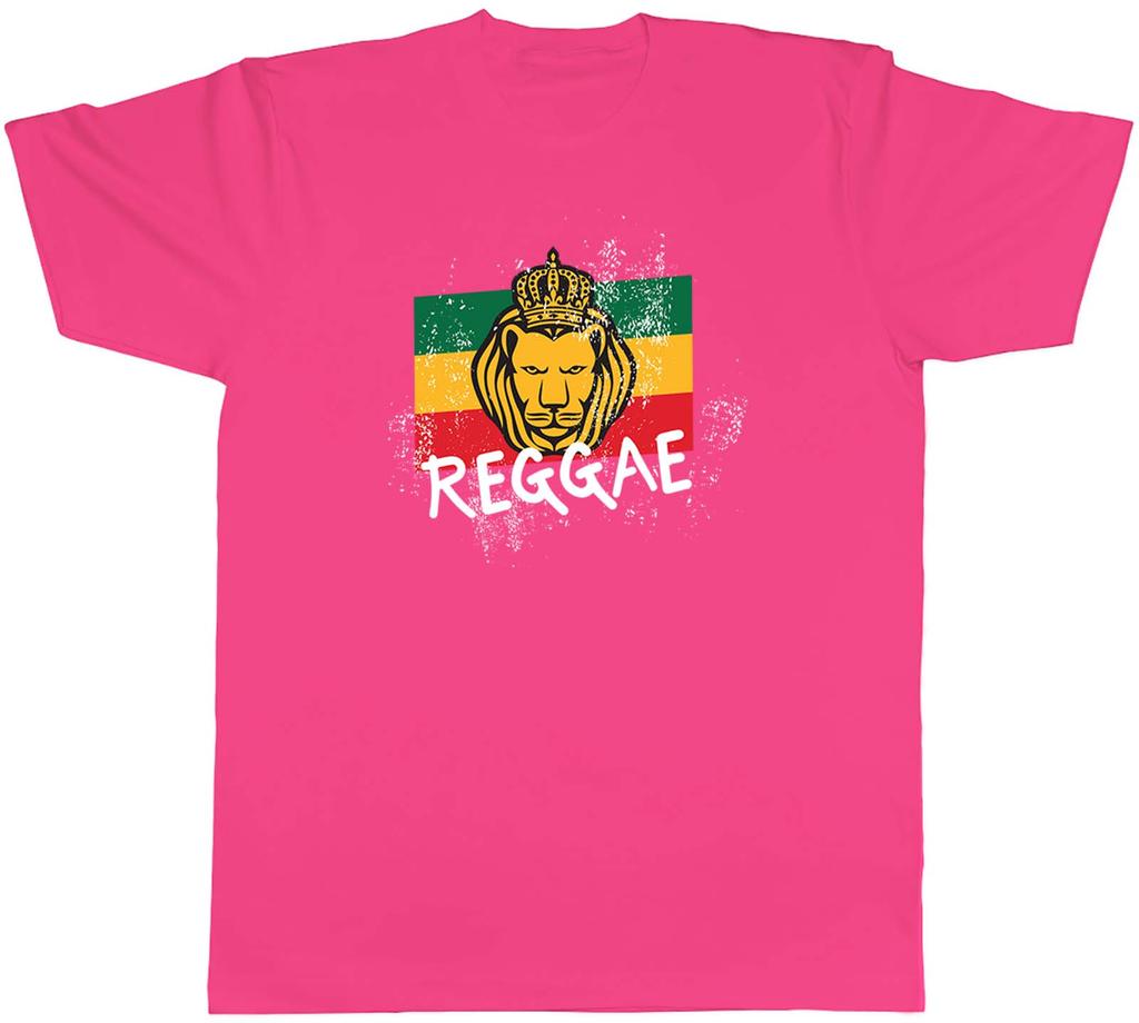 Jamaican Reggae Flag Lion Mens Unisex TShirt Tee Gift