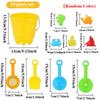 Molds Sand Beach Toys Sand Bucket And Shovels Set Sandbox Toy For Toddlers Sand Toys For Outdoor Travel Beach Sensory Toys
