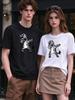 Unisex T-shirt Cute Zebra Print Casual Comfy Soft Fashion Summer Basic Top Daily Wear