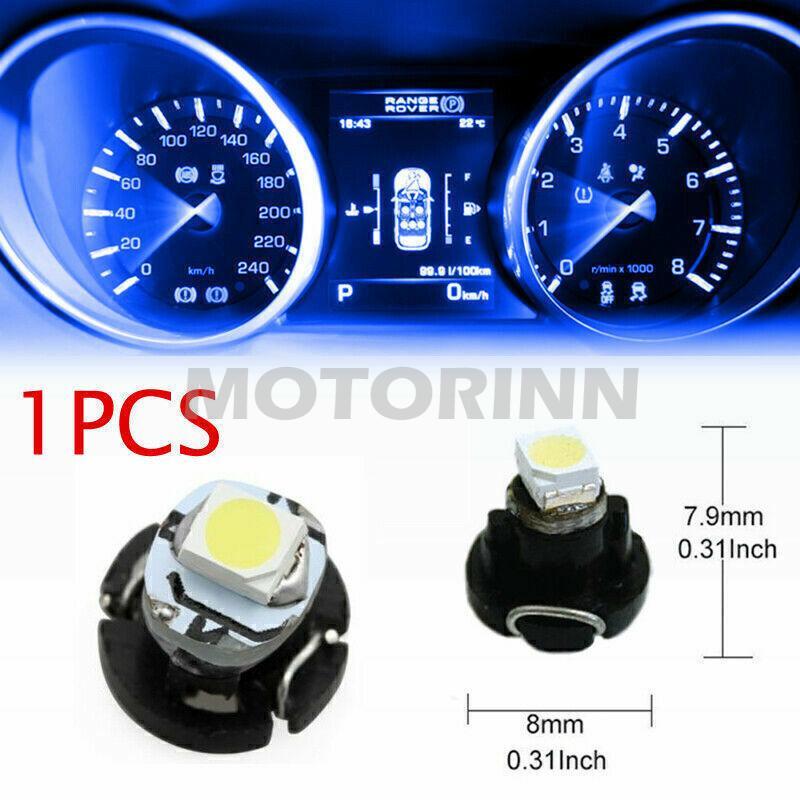 1x Blue T3 LED Bulb Light SMD Car Panel Instrument Dashboard Gauge Cluster New