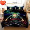 Anime One Piece Duvet Cover Set Comfortable and Warm Bedding Set for Decorating Your Bedroom and Enhancing Home Life Teens Gifts