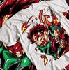 Tanjiro Demon Slayer T-shirt Kimetsu No Yaiba Horror Anime Nezuko Shirt All Size