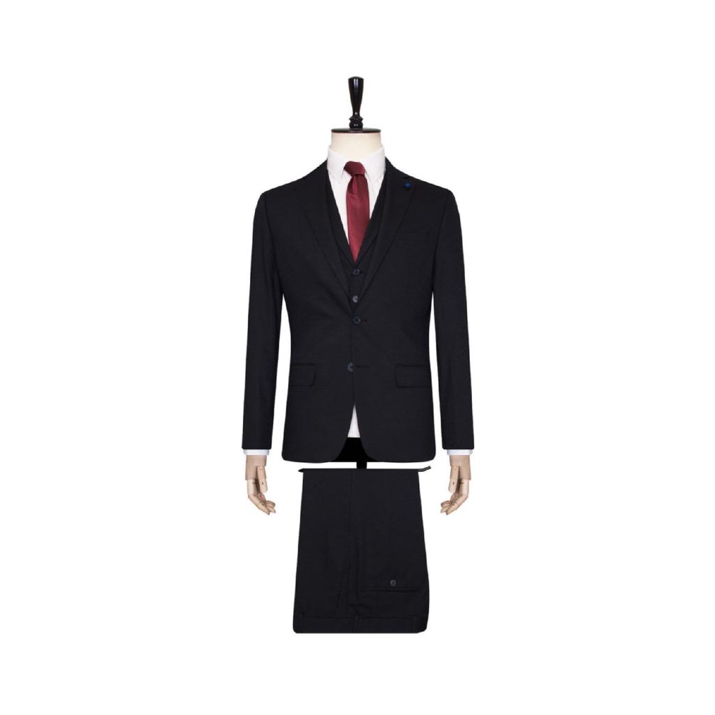 Slim Fit Suit With Vest