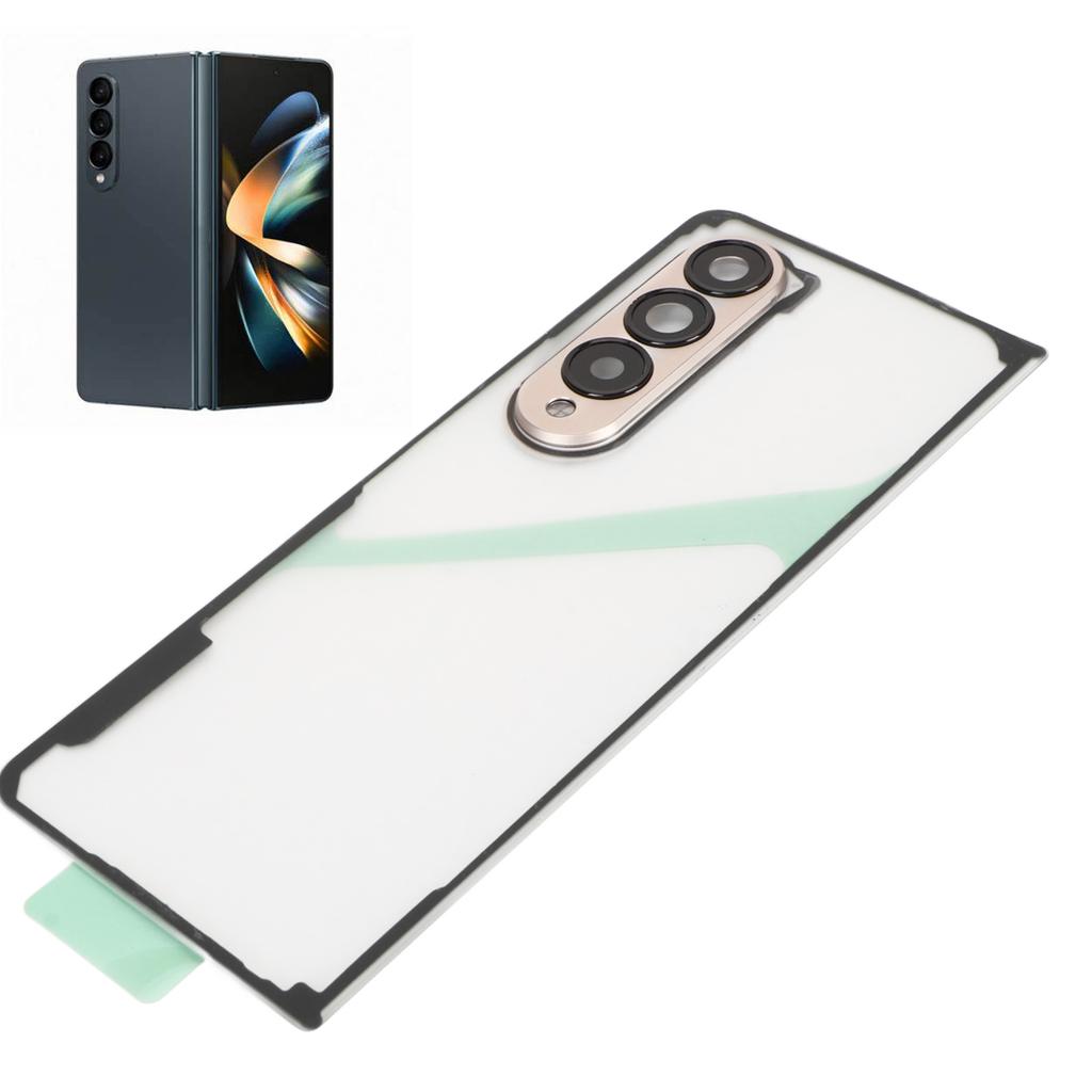 Back Glass Replacement Back Cover Glass Housing Door with Pre Installed Tape Tools Phone Stand for     Fold 4 5G F936