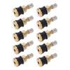 10 Stück Messing Ventilschaft TR501 Hochfest Schlauchlos LKW Ventilschaft für 0,625 Zoll Ventillöcher