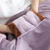 Fast Heating Polyester Mat Muilt Color Flannel Pad Thermostat USB Blanket