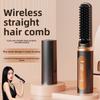 Nowa Domowa Prostownica do Włosów Bezprzewodowa Prostownica do Włosów Kręcenie Włosów Przenośna Prostownica do Włosów Elektryczny Grzebień do Stylizacji