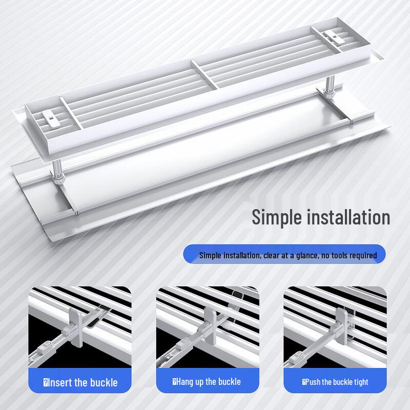YIXI Central Air Conditioner Ceiling Duct Deflector