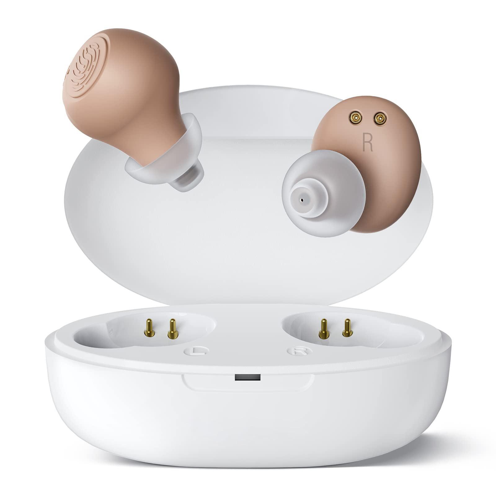 

PSIA102A Двоканальний цифровий слуховий апарат TWS - Клас II Стильний слуховий апарат з високоякісним шумозаглушенням, Слух + MP4, Зручний у носінні, 18-годинний