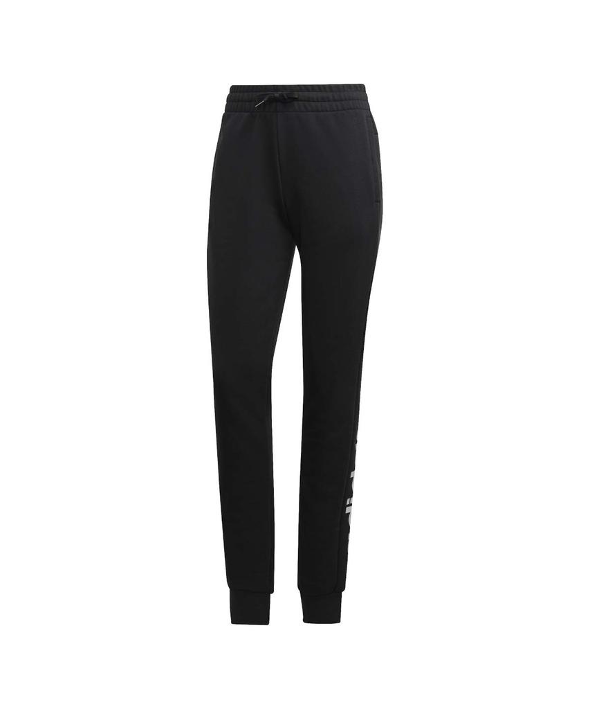 Adidas FRU93 Linear Logo Sweat Japan to Japanese size Women's Pants, Black/White (DP2398), J/OT (equivalent 2L)