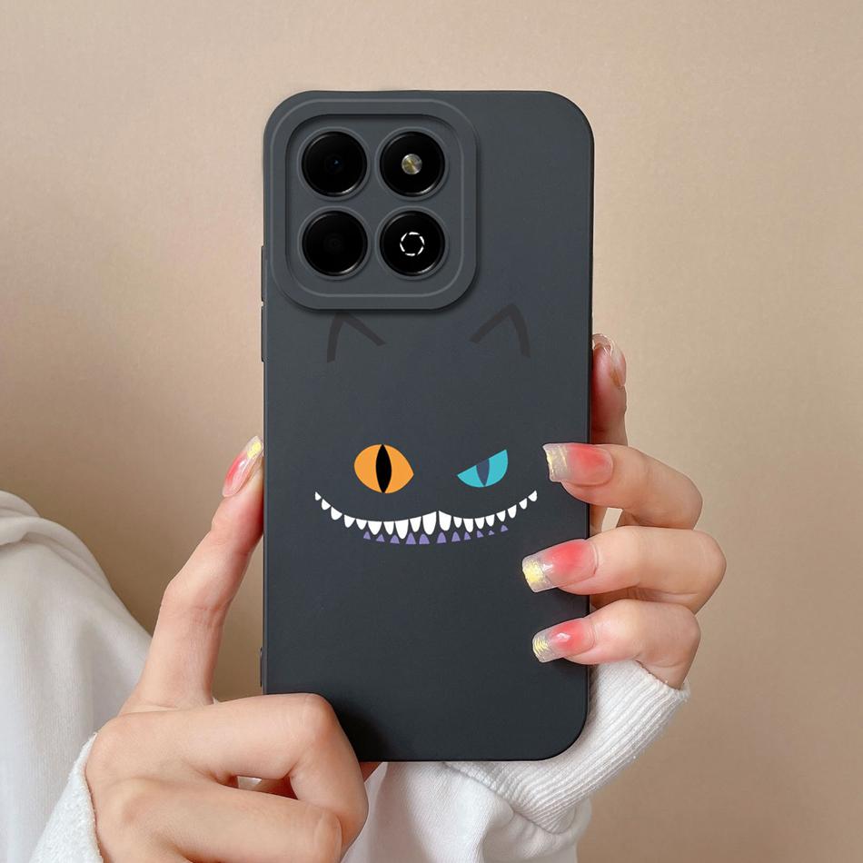 Fashion Cover For Honor X6B Case Soft Liquid Silicone Camera Protection Anti Drop Candy Phone Back Cover Model JDY-LX1 LX2 Funda