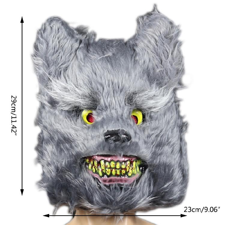 Adults Unisex Horror Halloween Cute Bear Wolf Panda for Cat Bloody Plush for Hea