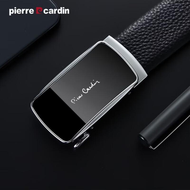 Pierre Cardin Men s Top-Grain Leather Automatic Buckle Belt