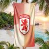Middlesbrough FC potisk Rychleschnoucí plážová osuška Mikrovlákno Absorpční Přenosná cestovní osuška na plavání