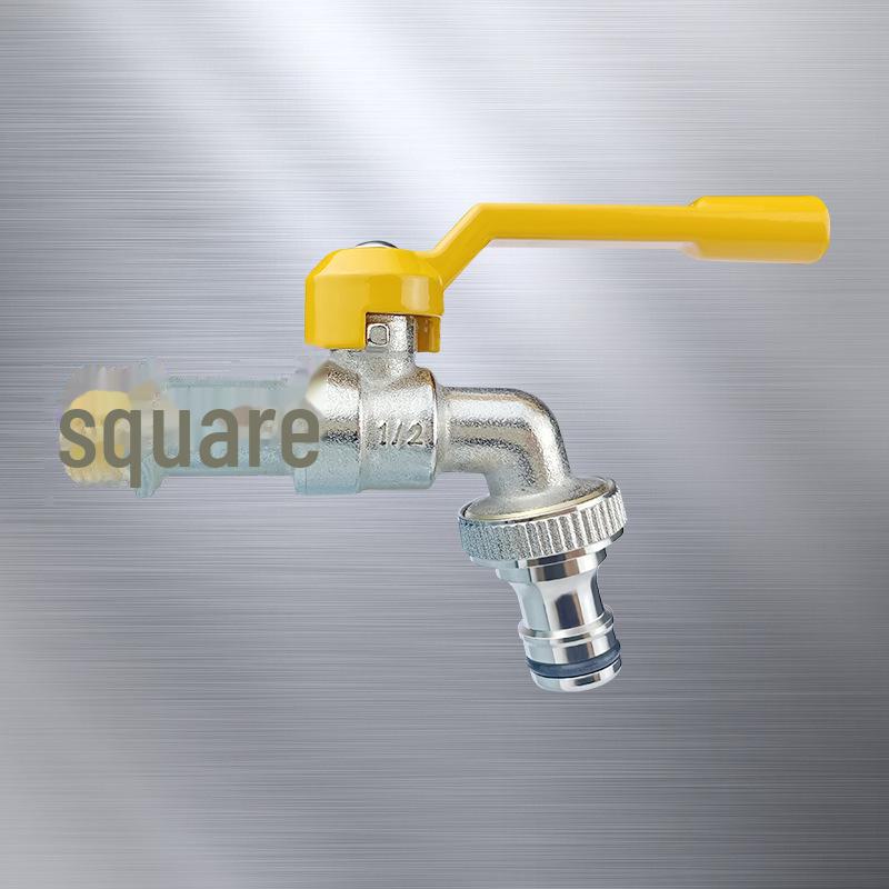 Outdoor Double-Control Brass Faucet for Kitchen and Garden