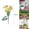 Vibrant Plastic Plum Blossoms High-quality Uv Resistant Artificial Garden Flowers