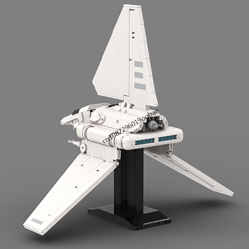 NEW 1213PCS star battle Movie MOC Impering Lambda-Class Shuttle model DIY creative ideas Child Toy Assembly Puzzle birthday Gift