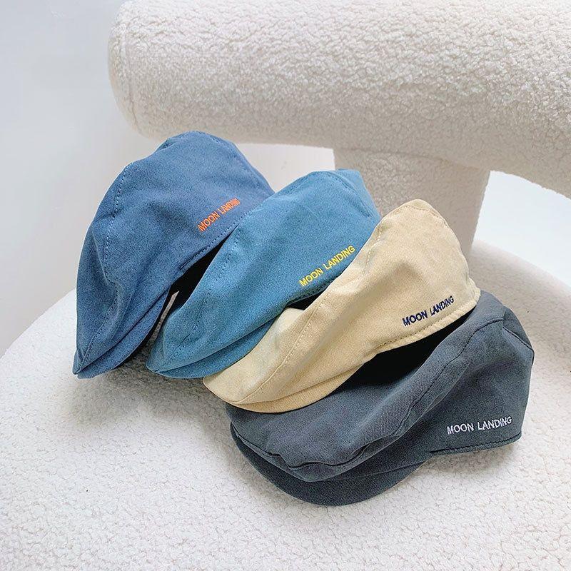 Retro Earth Cool Japanese Washed Adjustable Forward Hat Reverse Beret British Tide Brand Male Painter Hat