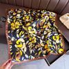 Elegant Printed Silk Like Square Scarf For Women Daily Use