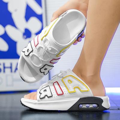 New Latest Summer Leisure Air Cushion Anti Slip Men's Sandals Outdoor Versatile Fashion Artificial Leather Beach Shoes Size39-44