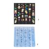 Multipurpose Art Moulds Animal Theme Nails Template Molds Silicone Texture for Beauticians and Nails Art Learners
