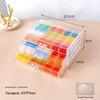 Transparent Multi-Layer Storage Box for Glass Beads and Jewelry Accessories