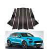 6 Pezzi Montanti Colonne Auto Copertura Trim Finestrino Portiera Per Porsche Macan 2014 2015 2016 2017 2018 2019 2020 2021 2022 Accessori Auto