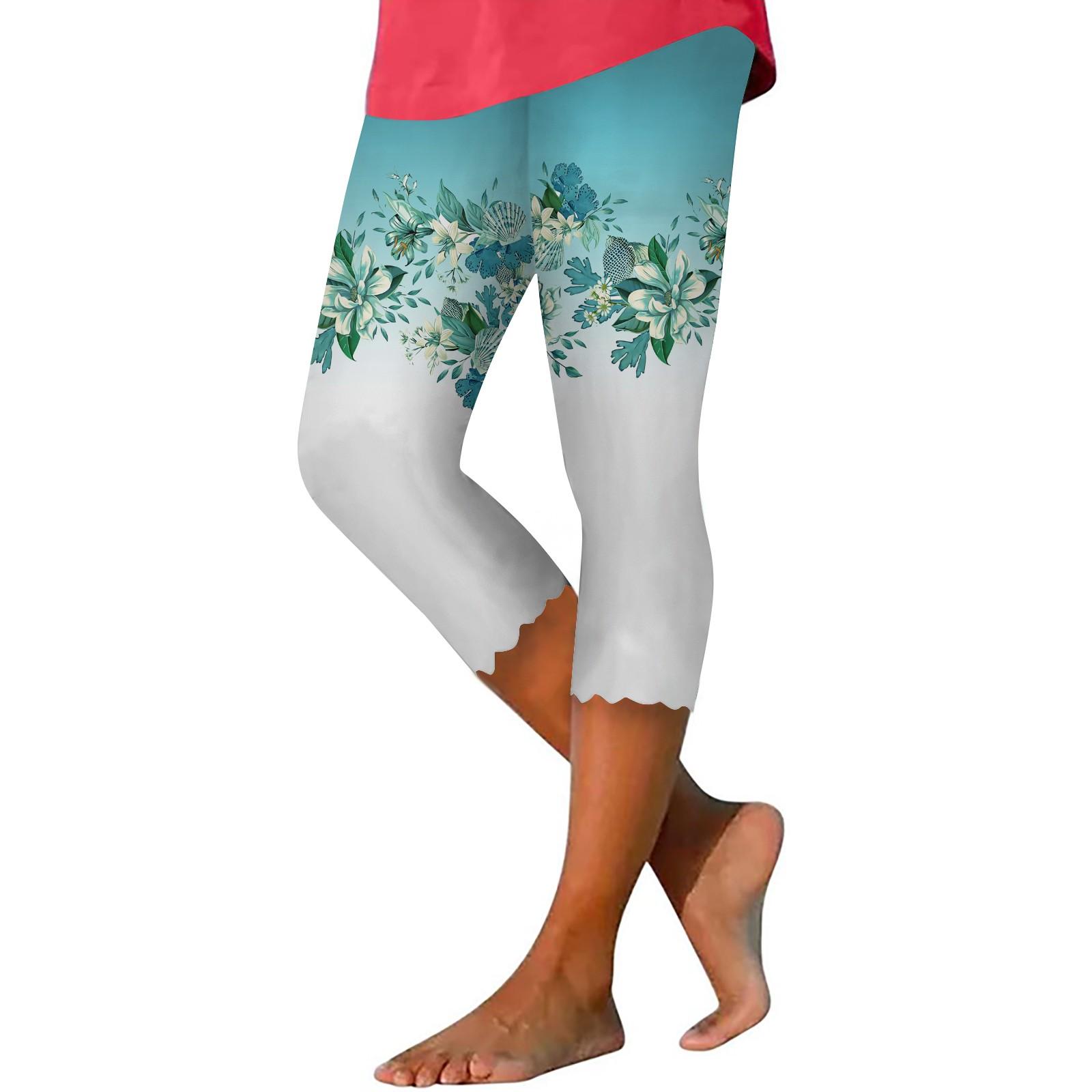 Летние женские леггинсы — фото 12