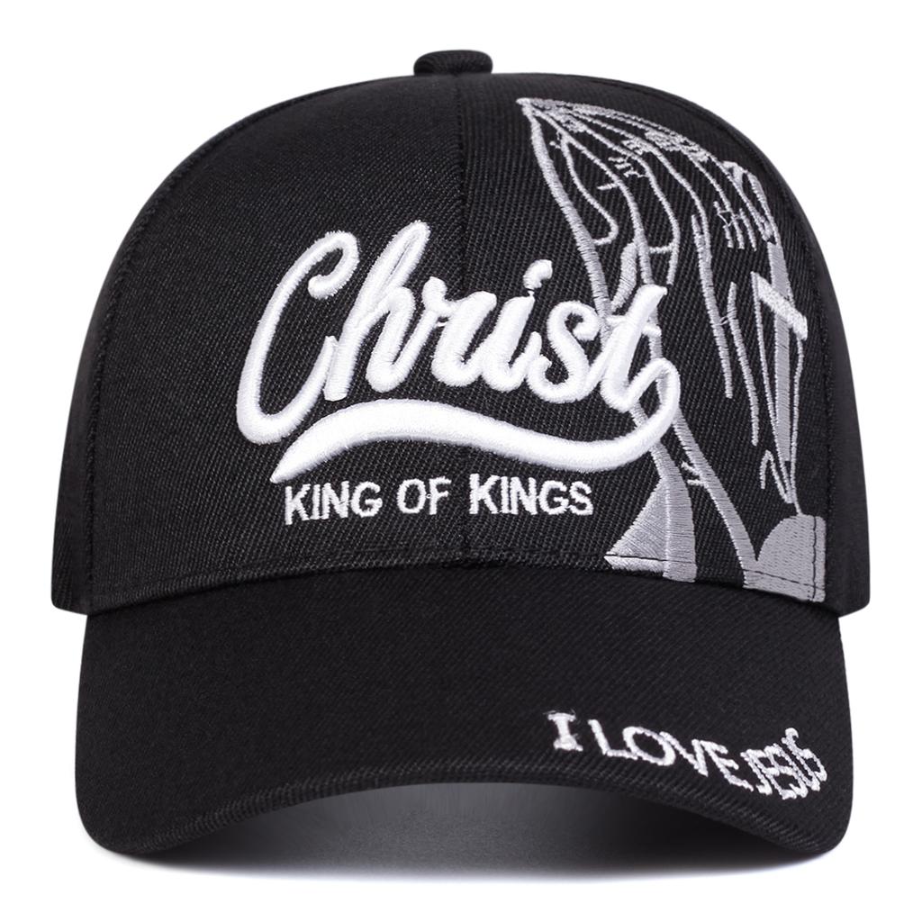 Fashion CHRIST KING OF KINGS Baseball Cap Unisex Outdoor Hip-hop Hat Men Leisure Travel Hats Golf Caps