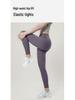 Lulu Elastic Fitness Pants: Women's Quick-Drying, Hip-Lifting Yoga and Running Tights for Spring and Summer.