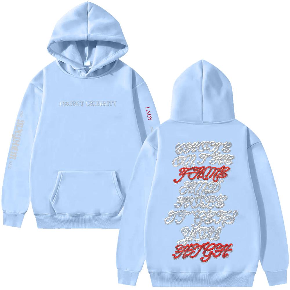 Perfect Celebrity Hoodie Lady Gaga Merch Hoody Men Women's Clothing Fashion Aesthetic Sweatshirt Casual High Street Sweatshirts