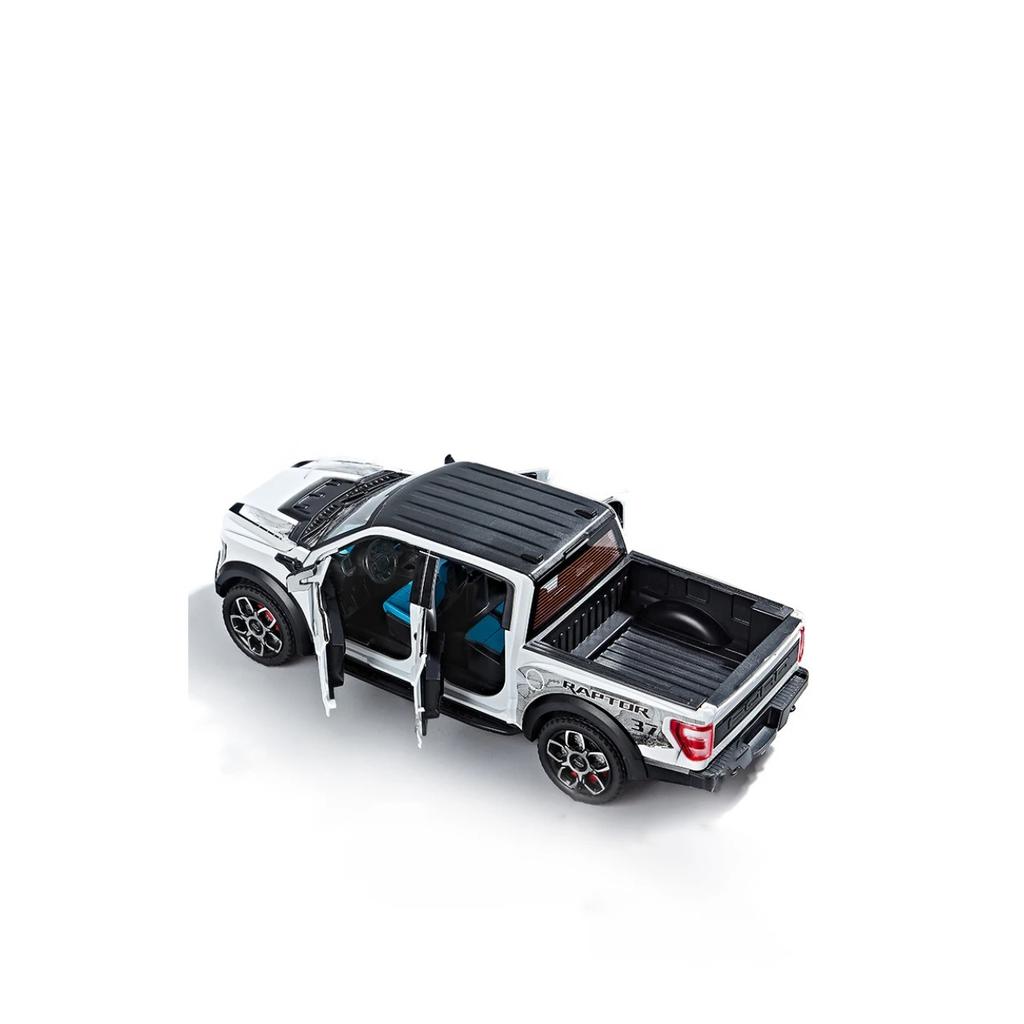 1/20 Ford F150 Raptor Picku Truck Alloy Model Car Toy Diecasts Metal Casting Sound and Light Car Toys for Children Vehicle