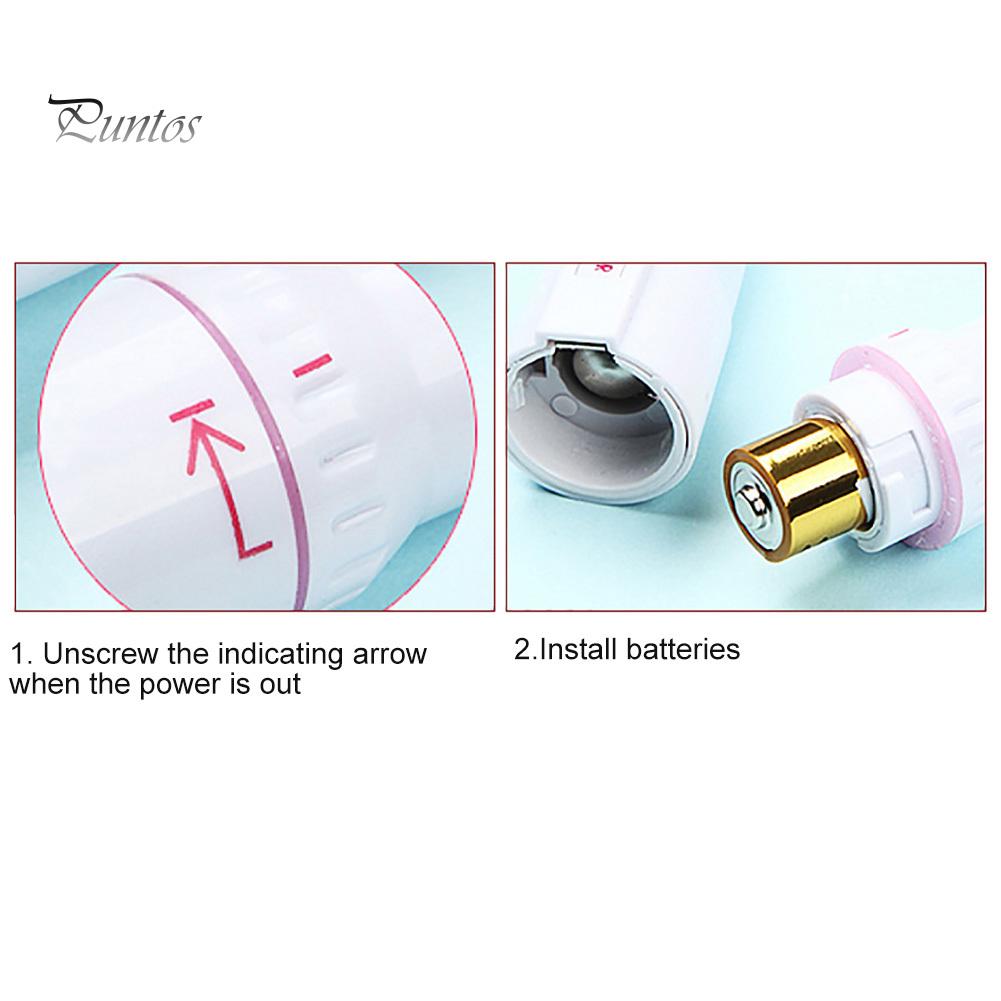 Puntos Tragbares elektrisches Nagelpoliergerät Maniküre-Werkzeug mit 5 Schleifbohrern
