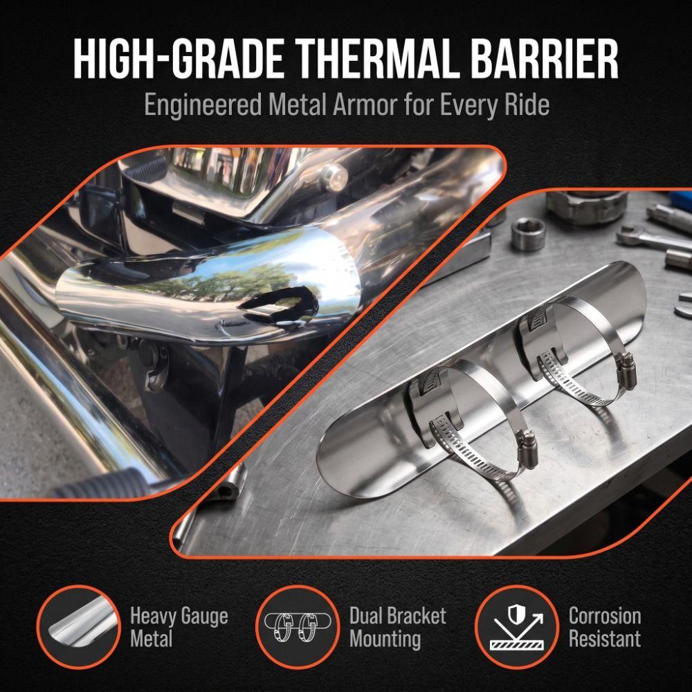 Anti-scald Pipe Heat Shield Cover Universal Moto Accessories Muffler Protector Guard Motorcycle