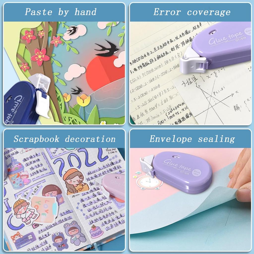 Double-sided Adhesive Roller, Scrapbook Supplies, Adhesive Tape Runner For Scrapbooking, Home School Office Journaling Supplies