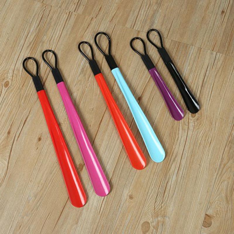 Long Handle Plastic Shoehorn for Easy Shoe Wearing—Ideal for Seniors and Pregnant Women, Available in Multiple Colors