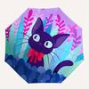 1pc Cat Garden Automatic Open/Close Umbrella, Portable Folding Umbrella for Travel, Themed Events, It Is Suitable As a Gift for Various Festivals, Out
