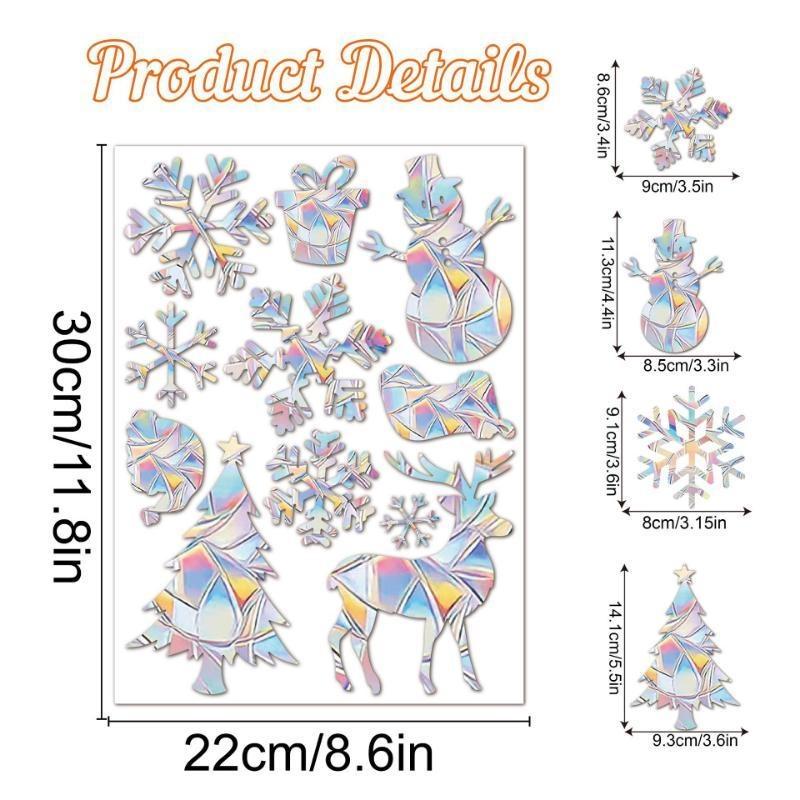 

Ловец солнца Красочная наклейка на окно Ловец солнца Радужная призма Бабочка Статическая наклейка на стекло ПВХ Защитная наклейка на окно от столкновений Elk