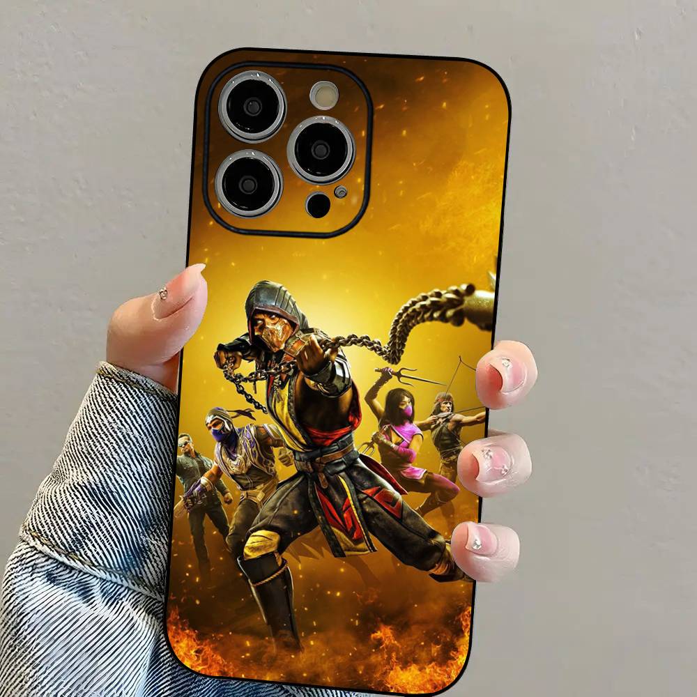S-Scorpion Mortal K-Kombat Phone Case For iPhone 16 15 14 13 12 11 PRO MAX PLUS Mini TPU Soft to Skin-friendly case