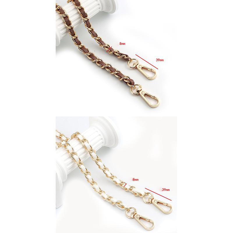 120Cm Long Pu Leather Bag Strap For Crossbody Handbags Shoulder Bag Strap Replacement Accessories 0.8Cm Wide Bag Chain