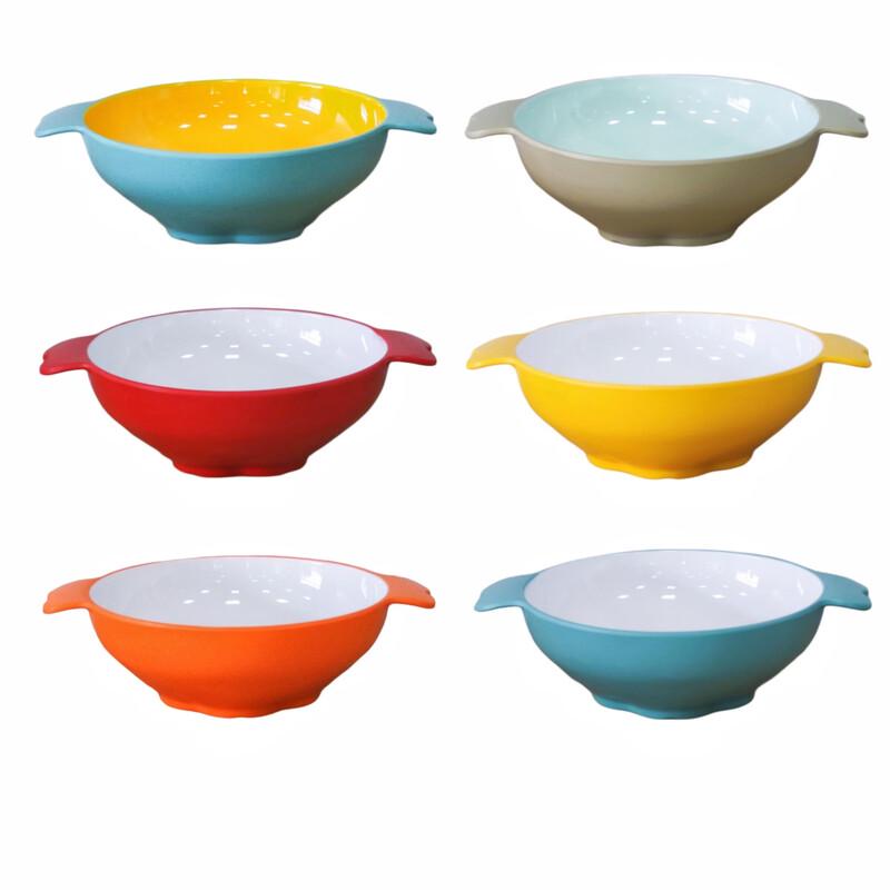 Commercial Melamine Double-Handle Serving Bowls