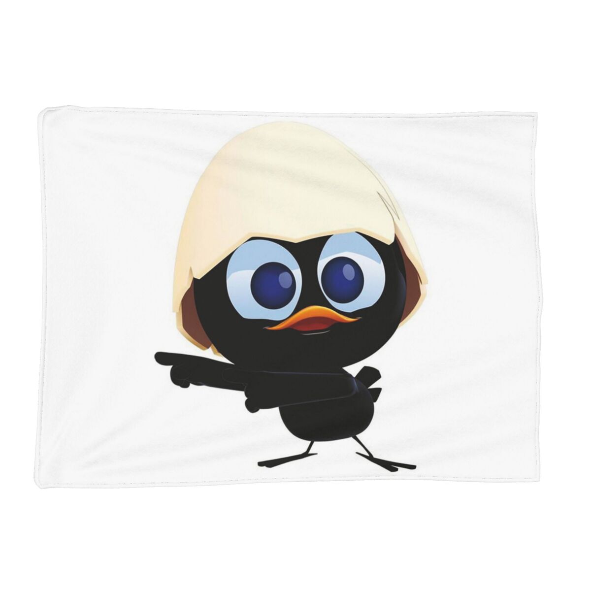 

Kawaii Calimero Chiken Cartoon Anime Blankets Soft Flannel Throw Blanket Bedspread for Bed Living room Picnic Travel Home Sofa 150x200cm